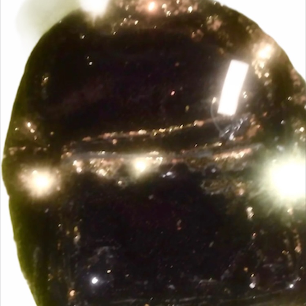 Black/Gold Reverse Sequin Backpack